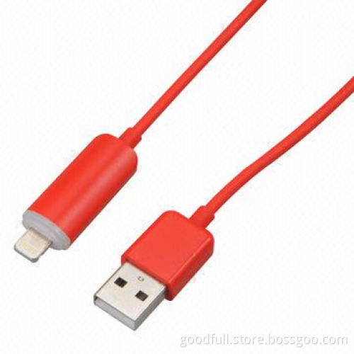 LED Data Cables for iPhone, OEM Orders Welcomed